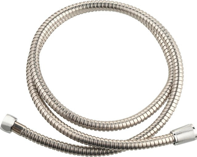BWO Metall-Brauseschlauch aus Edelstahl in Silber, Länge: 150 cm, 1/2 Zoll - Bild 1