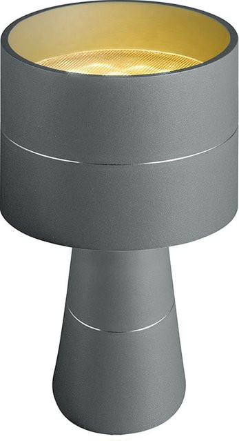 Oligo Tudor TL LED-Tischleuchte in Grau matt, dimmbar - Bild 1