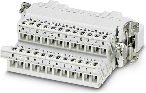 Phoenix Contact Klemmenadapter HC-B 24-A-UT-PEL-M in Weiß, 5 Stück - Bild 1