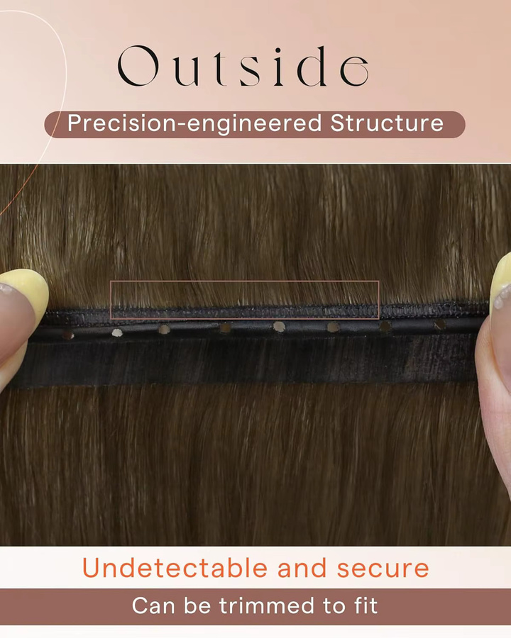 VeSunny Haarverlängerungen Balayage Genius, Echthaar, gerade, Mikroperlen - Bild 3