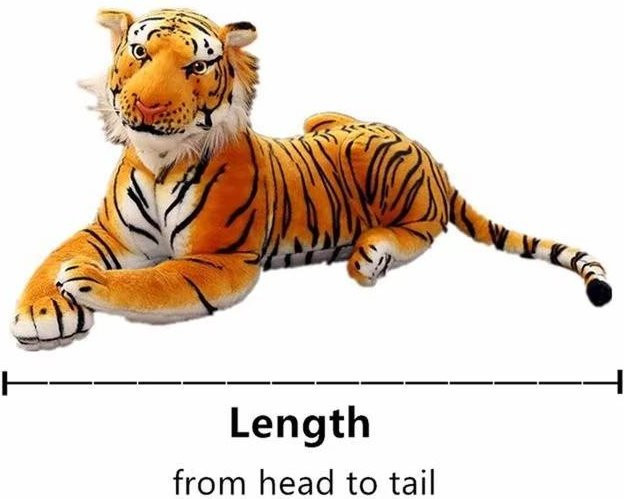 Tiger Plüschtier, Weiß, Braun, ab 14 Jahren - Bild 1