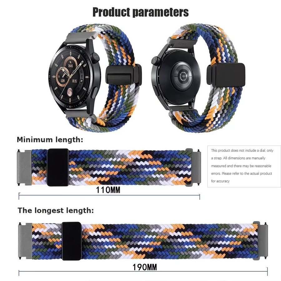Garmin Uhrenarmband, Magnetisches Nylonband, Multicolor, Unisex - Bild 6