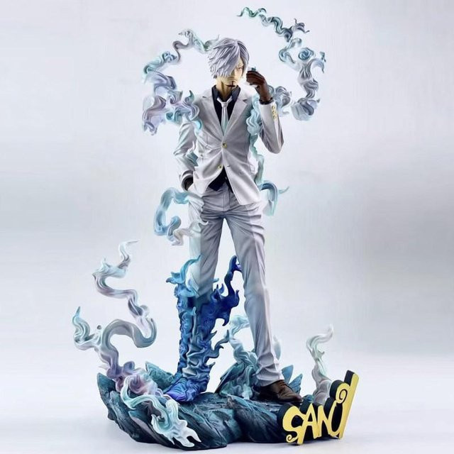 One Piece Nika Sanji Doppelkopf GK Figur, Anime Statue, ab 14 Jahren - Bild 1