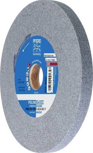PFERD TOOLS POLINOX Gewickeltes Vlies-Rad PNK für Finish, Farbe: Grau, Durchmesser: 150 mm, Breite: 13 mm, Bohrung-Ø: 25,4 mm, Körnung: SIC Fein, Extrahart - Bild 1