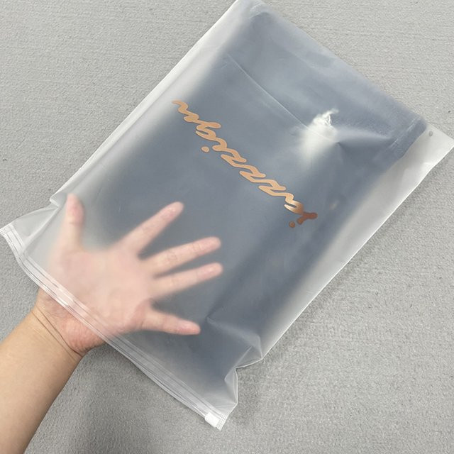 50 Stück matte transparente Reißverschlusstaschen aus Kunststoff für Hemdverpackungen - Bild 1