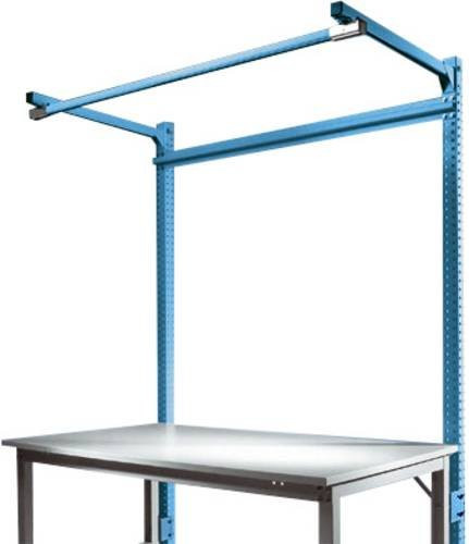 Manuflex Anbau-Aufbauportal mit Ausleger für UNIVERSAL und PROFI Spezial Anbautische, Farbe: brillantblau - Bild 1