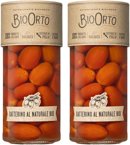 Bio Orto Datteltomaten Pomodoro datterino Bio 2 x 550 g - Bild 1