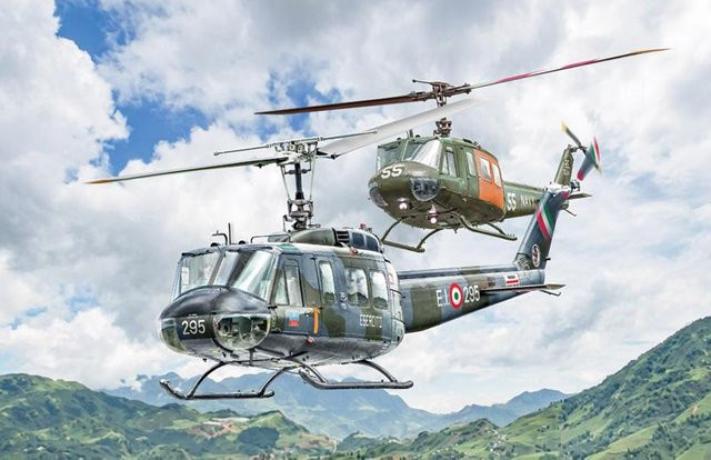 Italeri UH-1D SAR Helikopter, Fahrzeuge, 1:48, Grün - Bild 1