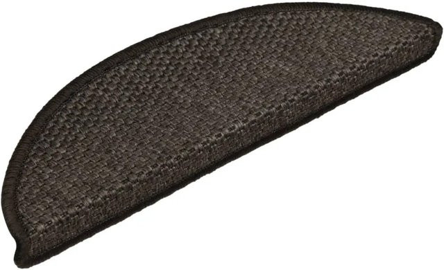 vidaXL Treppenmatten aus Sisal selbstklebend, 15 Stück, Anthrazit, B/H/T: 56 x 17 x 3 cm - Bild 1