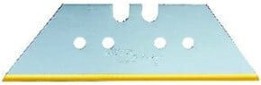 LUTZ BLADES Trapezklinge TiN in Gold, 10er Pack, B: 61 mm, H: 18,7 mm, T: 0,65 mm - Bild 1
