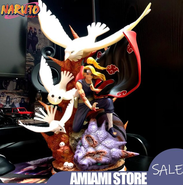Bandai Naruto Akatsuki Deidara, Modell Statue, 41 cm, Kunststoff - Bild 1