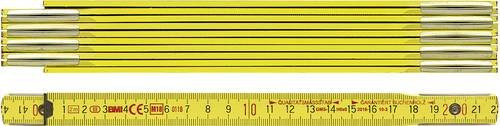 BMI Gliedermaßstab aus Buche in Gelb, Länge: 2 m, Breite: 1,6 cm - Bild 1