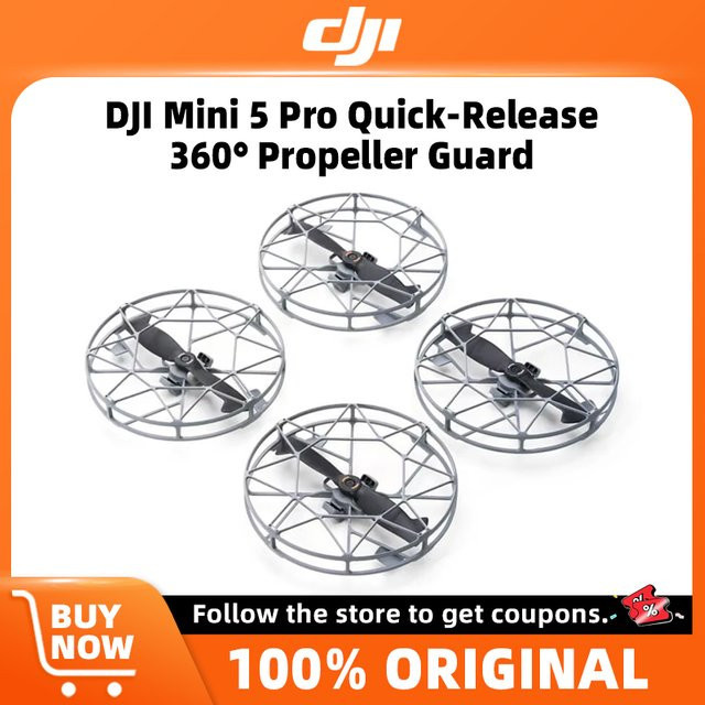 DJI Mini 5 Pro Propellerschutz mit Snap-On-Design in Grau - Bild 1