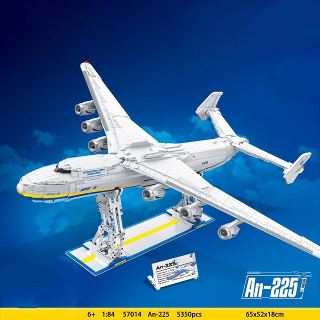 barweer An-225 Großes Transportflugzeug, Modellbausatz, 5350 Teile, ab 6 Jahren - Bild 1