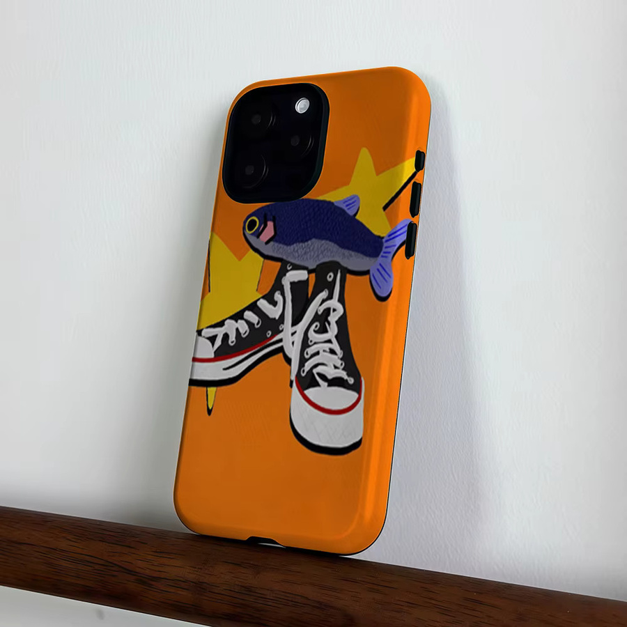 CaseLumi Matte Bumper MagSafe Schutzhülle für iPhone 17 16 15 14 13 Pro Max in Orange - Bild 3
