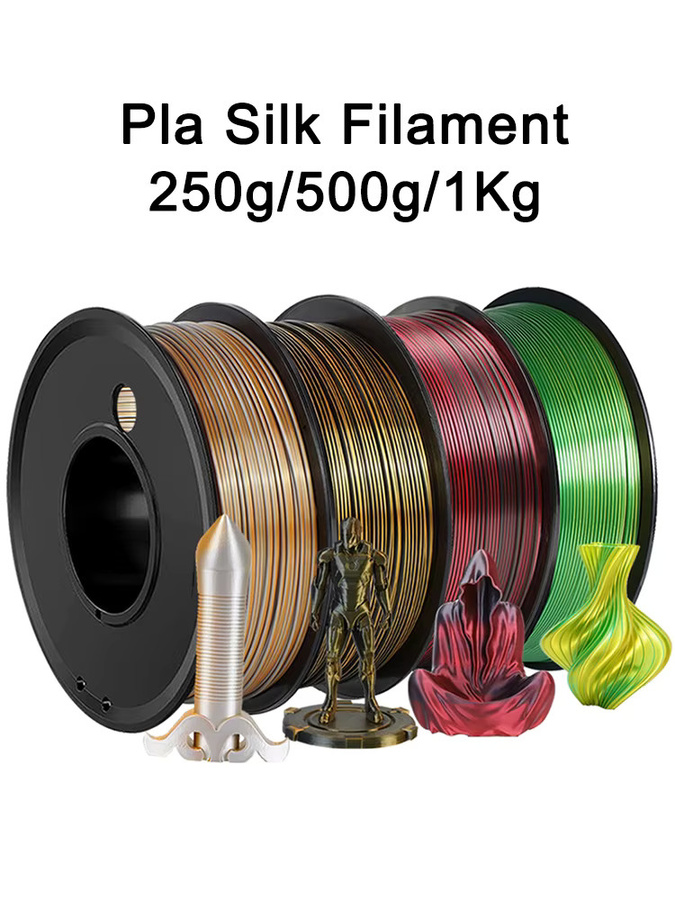 3D Maliang PLA-Seide Filament 1,75 mm zweifarbig, 4 x 250 g - Bild 5