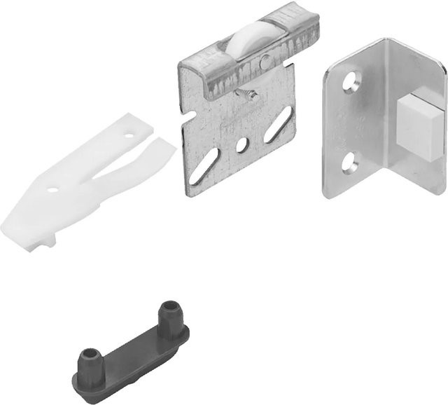 Hettich Montagesatz TopLine 2 für 2 Türen aus verzinktem Stahl in Silber, Tragkraft 25 kg - Bild 1