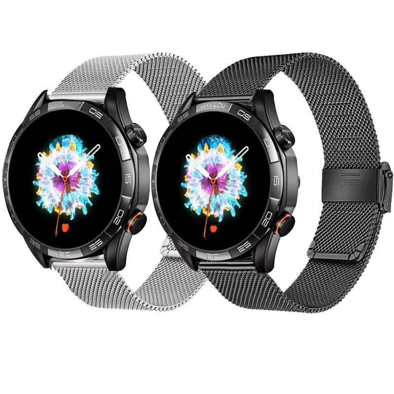 Haylou Smartwatch-Armband Milanese, Edelstahl, Unisex, 20 mm, 22 mm - Bild 4