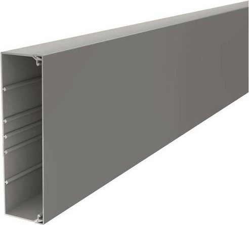 OBO Bettermann Wand- und Deckenkanal aus Kunststoff in Stein-Grau, B/H: 21,0 x 6,0 cm - Bild 1