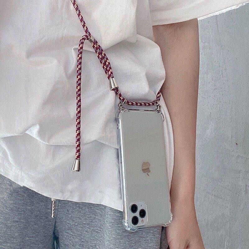 Transparente Handyhülle mit Umhängeband für Oppo Reno und Find X Serie - Bild 1