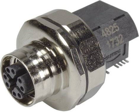 HARTING Leiterplattenadapter 21033814827 mit 8 Polen in Silber für Ethernet/LAN - Bild 1