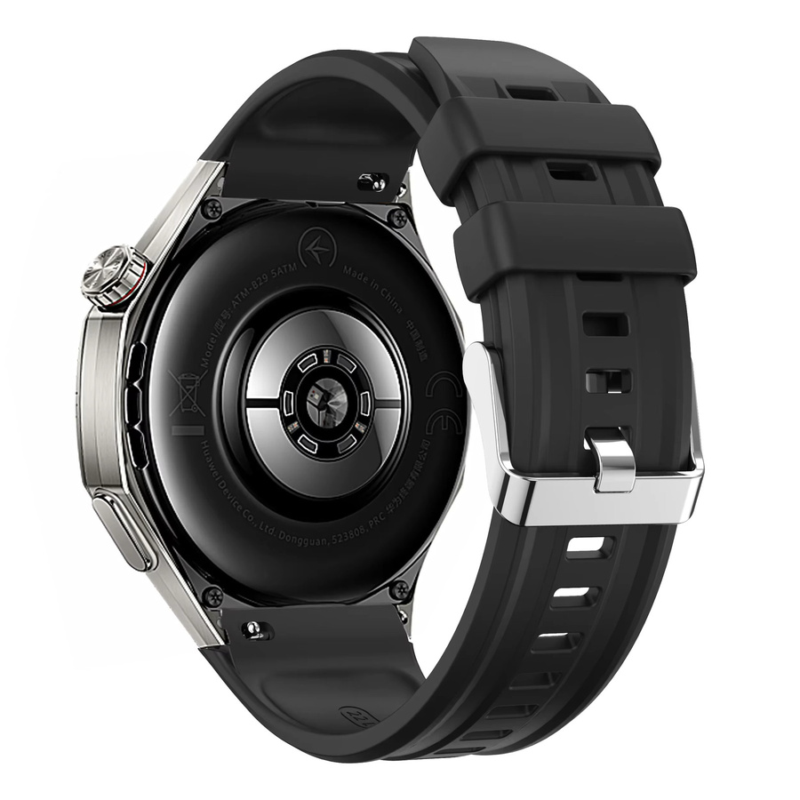 Huawei Uhrenarmband Silikon, Schwarz, Huawei Watch GT6 Pro 46 mm, Unisex - Bild 2