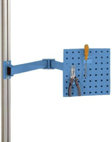 Manuflex ZB8232.5012 Werkzeugträgerplatte für CANTOLAB und ALU mit Doppelgelenk-Schwenkausleger, B/H: 30,5 x 30,5 cm - Bild 1