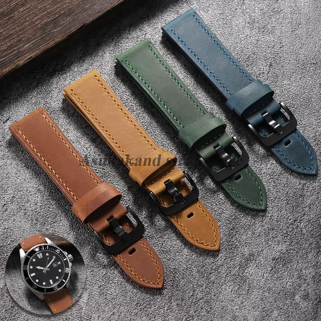 asukaband Uhrenarmband Kalbsleder, Herren - Bild 1