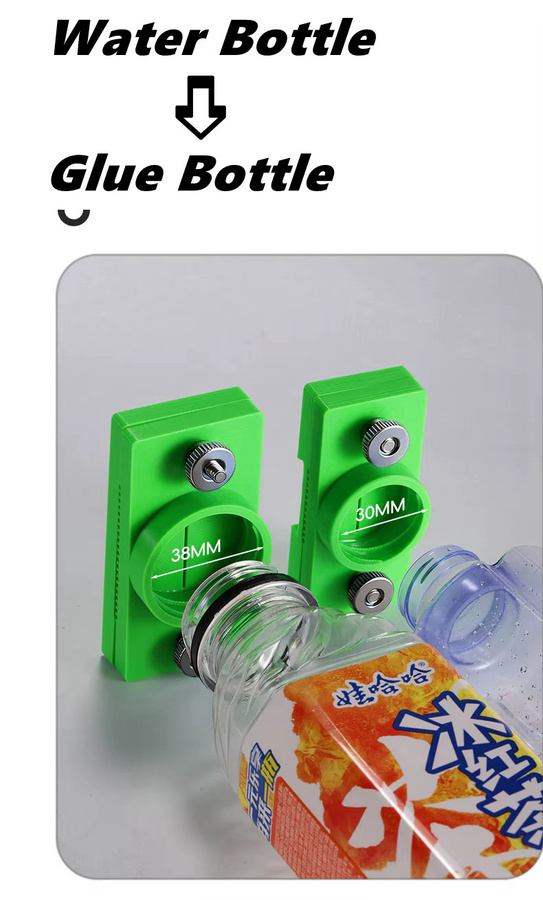 NIUXIANG Multifunktions Kleber Applikator für Holzbearbeitung und Banding in Grün, Einstellbares manuelles Werkzeug für 30/38mm Kanten - Bild 3