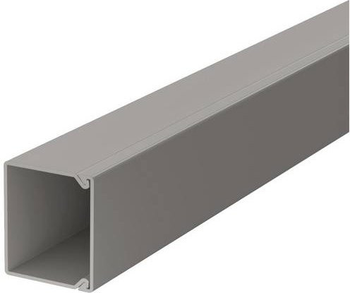OBO Bettermann Wand- und Deckenkanal aus Kunststoff, Farbe: Grau, B/H: 30 x 30 mm - Bild 1