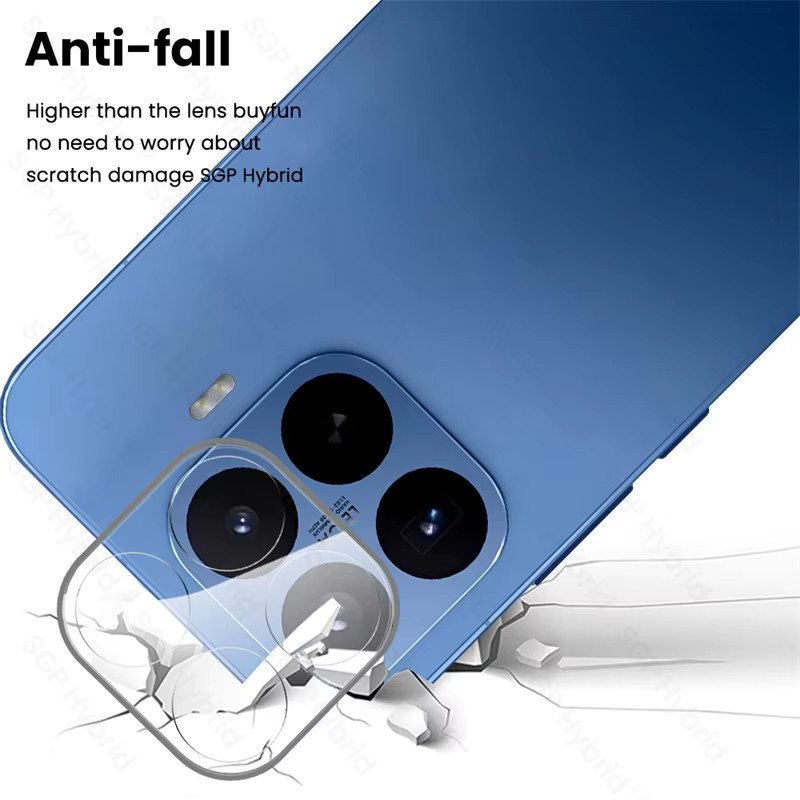 3er-Set Xiaomi 17T Pro 5G 3D Kristall-Hartglas Rückkamera-Schutzfolien in Transparent - Bild 4