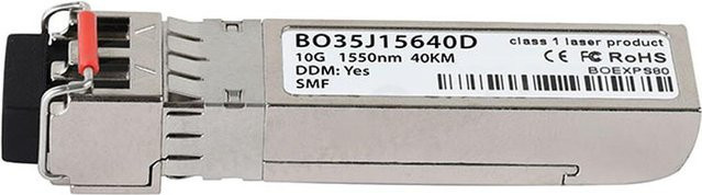 BlueOptics SFP-10G-ER-LS-BO Netzwerk-Transceiver-Modul Faseroptik 10000 Mbit/s SFP+ in Blau und Silber - Bild 1