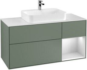 V&B Waschtischunterschrank Finion in Lackoptik, Breite: 120 cm, Tiefe: 50,1 cm, Höhe: 50,1 cm - Bild 1