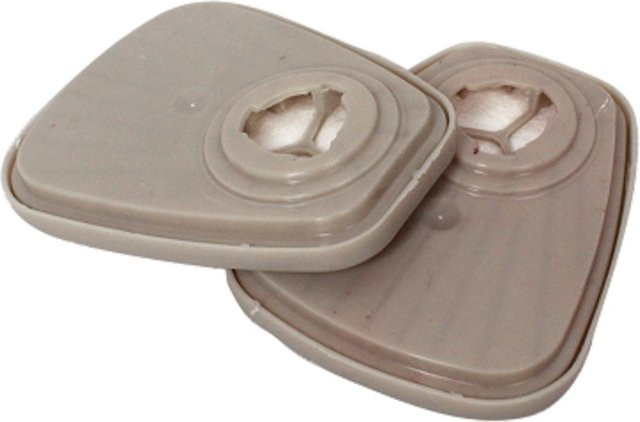 KN95 Staubfilter-Adapter von karocola für Atemschutzmasken 6200 und 7502 mit staubdichtem Baumwollfilter aus Kunststoff - Bild 1