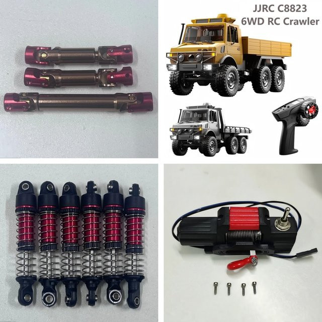 JJRC Upgrade-Zubehörteile für C8823 RC-Auto, Metall, Zubehör - Bild 1