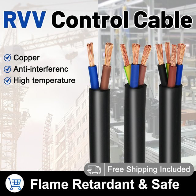 MiNZAN RVV-Flexkabel mehradrig aus verzinntem Kupfer, 2x0,75mm², Schwarz - Bild 1