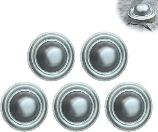 Binchi Wasserdichte Metall-Dachschraubenkappen aus Edelstahl in Silber für Außen-Dachverkleidungen, Garagen und Terrassen - Bild 1