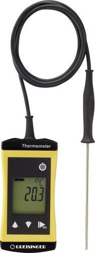 Greisinger G1710 Temperatur-Messgerät mit Pt1000 Fühler in Gelb (-70 bis +250°C) - Bild 1