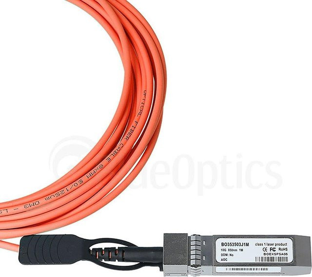 BlueOptics InfiniBand-Kabel SFP+ SFP-AOC-10G-10M-CI-BO in Orange, Länge: 10 m - Bild 1