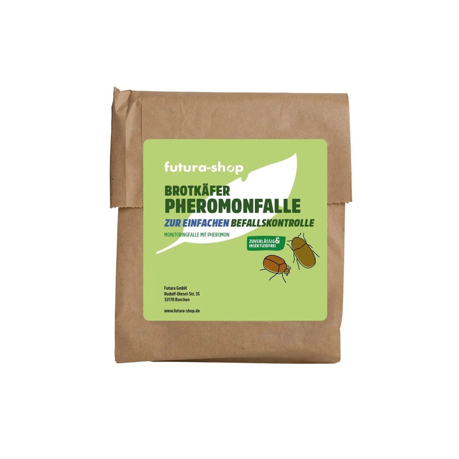 Futura-Shop Brotkäferfalle Pheromonfalle mit 3 Klebeflächen und geruchsneutraler Wirkung - Bild 2