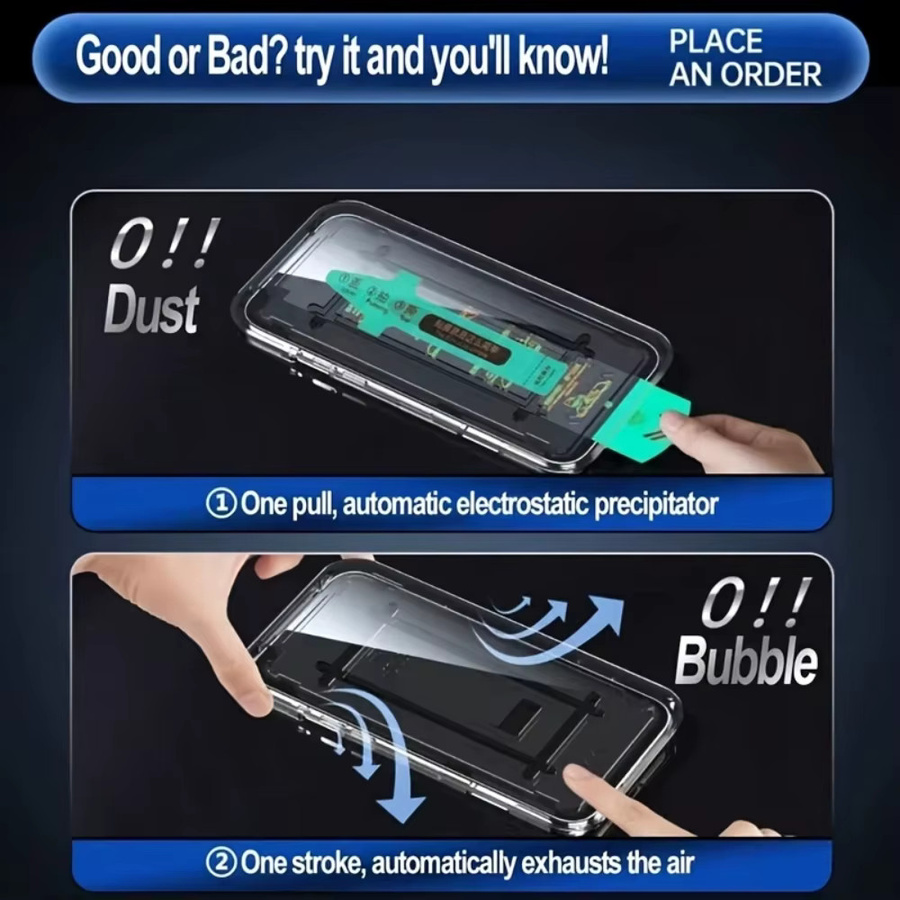 NNBILI 3er-Pack Matte Sichtschutz-Displayschutzfolie für iPhone 16 15 14 13 12 11 Pro Max Plus, Oleophobisch und Staubfrei, Transparent - Bild 1