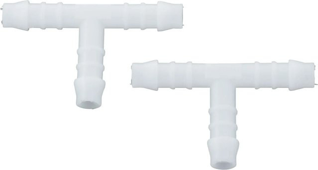 T-Schlauchverbinder aus Kunststoff mit 8 mm Anschluss, 2 Stück - Bild 1
