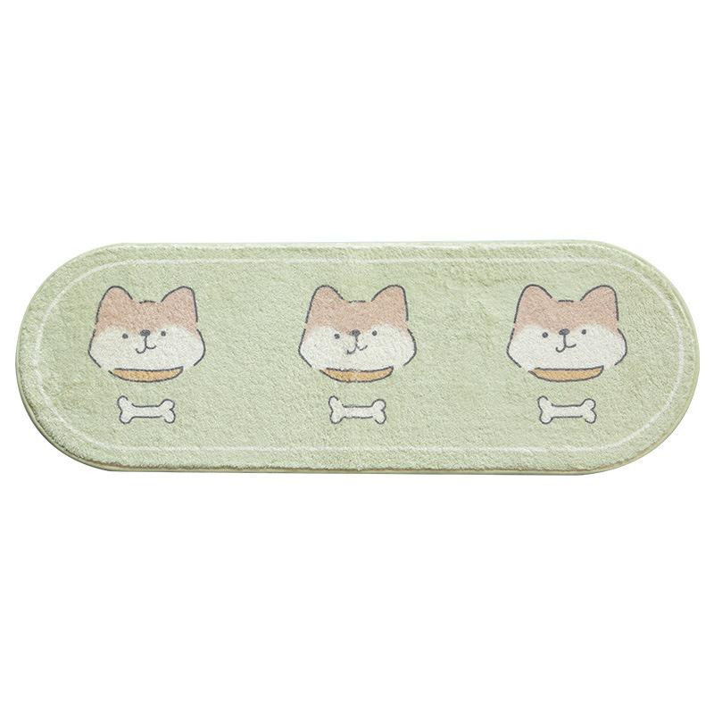 Kinder Teppich mit Herz-Design für das Schlafzimmer, rutschfest und schmutzabweisend, Polyester, Breite: 60 cm, Länge: 160 cm - Bild 1