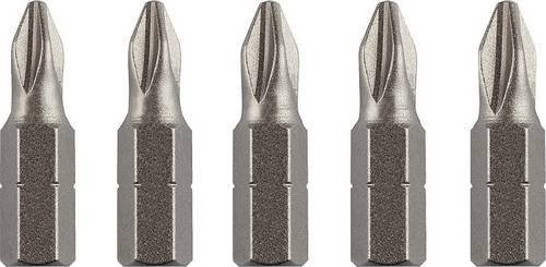 Kwb 120040 Kreuzschlitz-Bit Set, 5-teilig, Silber - Bild 1
