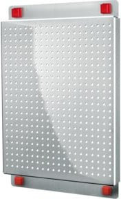 Kappes RasterPlan/ABAX Montageplatte groß in Alufarben, H: 28,8 cm, B: 19,1 cm, T: 2,0 cm - Bild 1