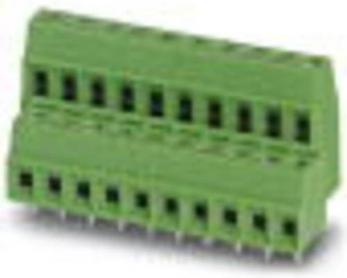 Phoenix Contact 1751497 Schraubklemmblock 1mm² Polzahl 12 Grün 50 Stück - Bild 1