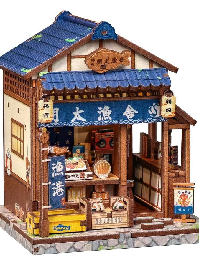 CUTEBEE Book Nook Kit, DIY Holzpuppenhaus Miniaturmodell, Holz - Bild 6