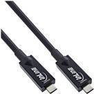 InLine USB 3.2 Gen.2 AOC Kabel mit USB Typ-C Stecker auf USB Typ-C Stecker, schwarz, 3m - Bild 1