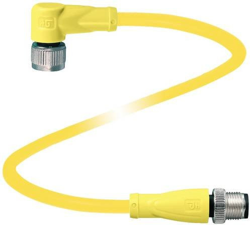 Pepperl+Fuchs 253000 Sensor-Aktor-Steckverbinder konfektioniert, 5-polig, gelb, Länge: 10 m - Bild 1