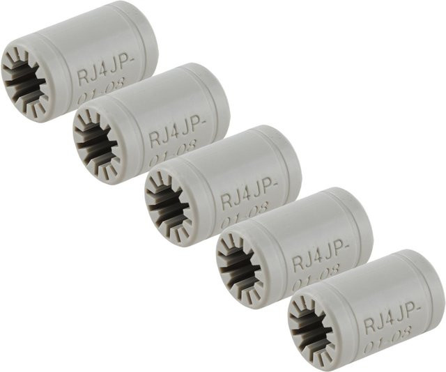 Koogeelife 5er Set Kunststofflager RJ4JP-01-08 in Grau für 3D-Drucker mit 10-30mm Wellendurchmesser - Bild 1